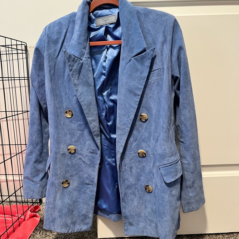 Blank NYC Suede Blazer